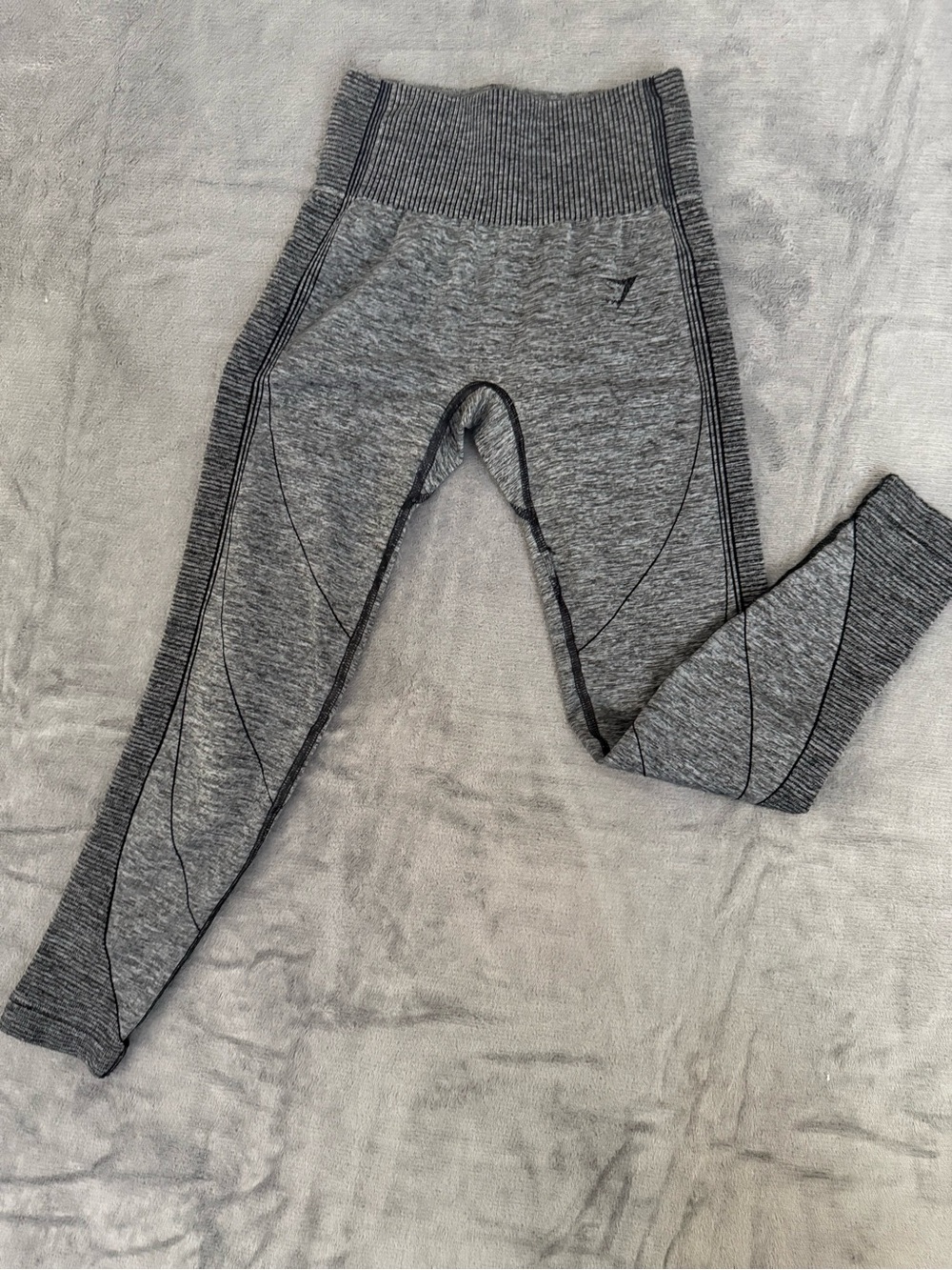 Gymshark Gray Marl High Waisted Seamless Contour Leggings size XS